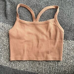 nwt tan/brown pacsun tank